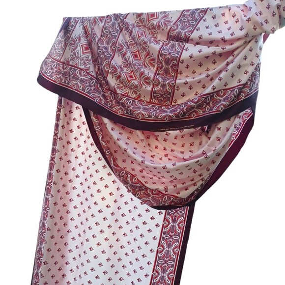 Silky Habutae Paloo Saree Fabric - Polyester(4445) - Picture 1 of 6